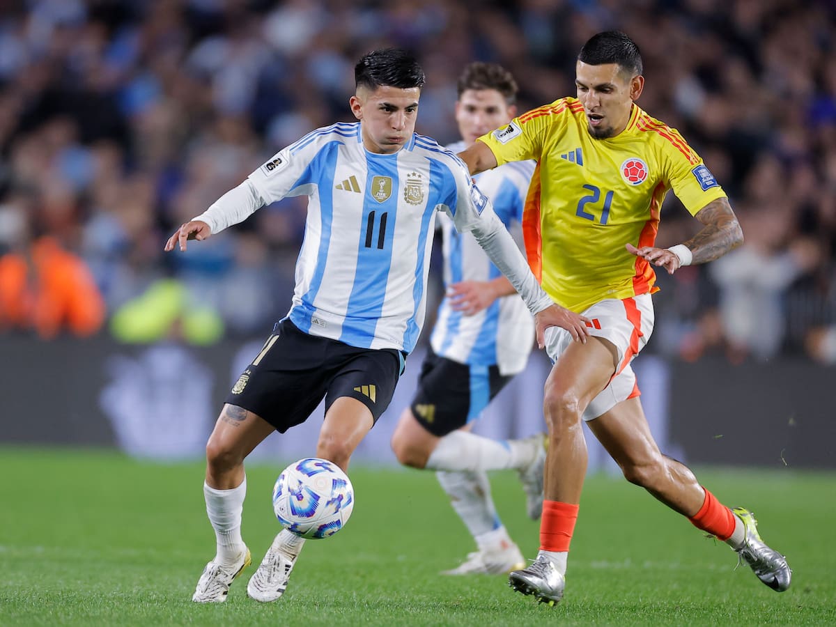 Colombia y Argentina ‘se sacaron chispas’ en el Monumental: empataron 1-1 por Eliminatorias