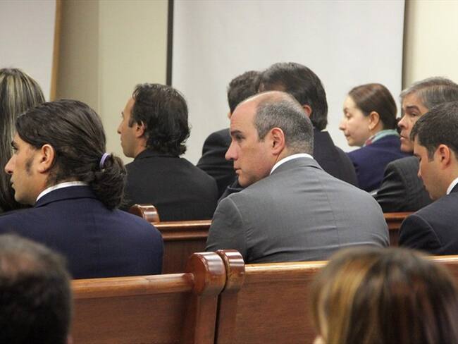 audiencia de imputación de cargos a Juan Carlos Ortiz, Tomas Jaramillo y Víctor Maldonado, exdirectivos del Fondo Premium. Foto: Colprensa.