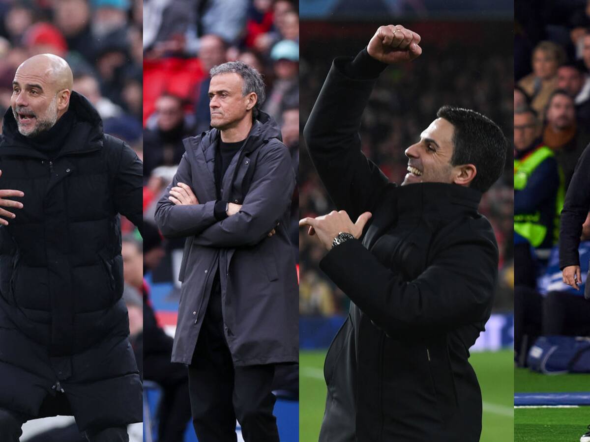 Champions League: la mitad de los entrenadores en cuartos de final son españoles