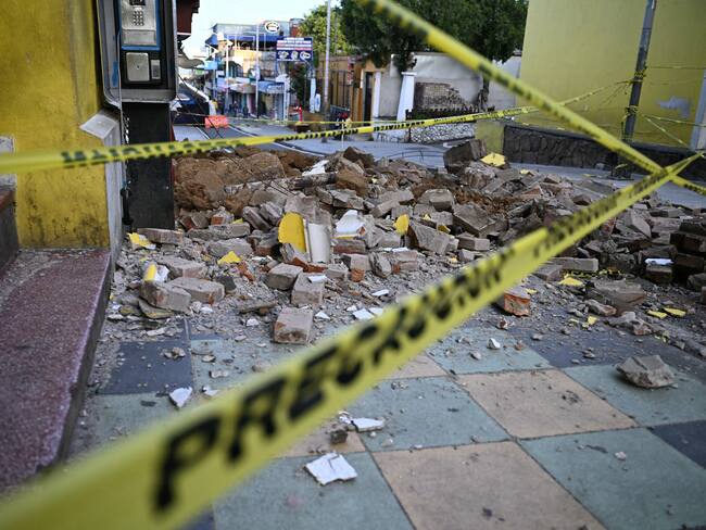Sismo en Guatemala. Foto:ORDONEZ/AFP via Getty Images.