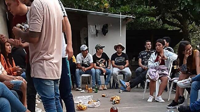 Jóvenes de Samaniego antes de la masacre. Foto: Colprensa.