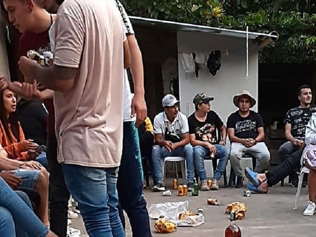 Jóvenes de Samaniego antes de la masacre. Foto: Colprensa.
