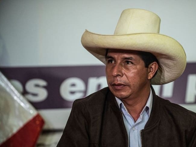 Pedro Castillo, presidente de Perú.. Foto: ERNESTO BENAVIDES/AFP via Getty Images