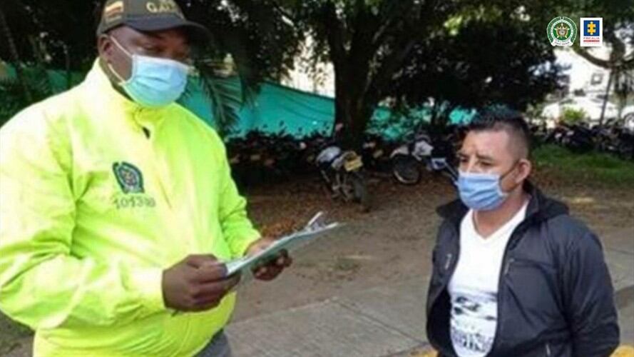 Omar Ul, alias 'Rambo', presunto integrante de las disidencias de las Farc . Foto: Fiscalía