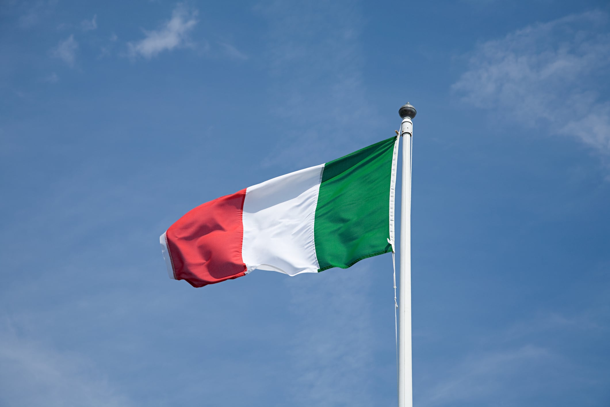 Bandera de Italia imagen de referencia. Foto: Getty Images.