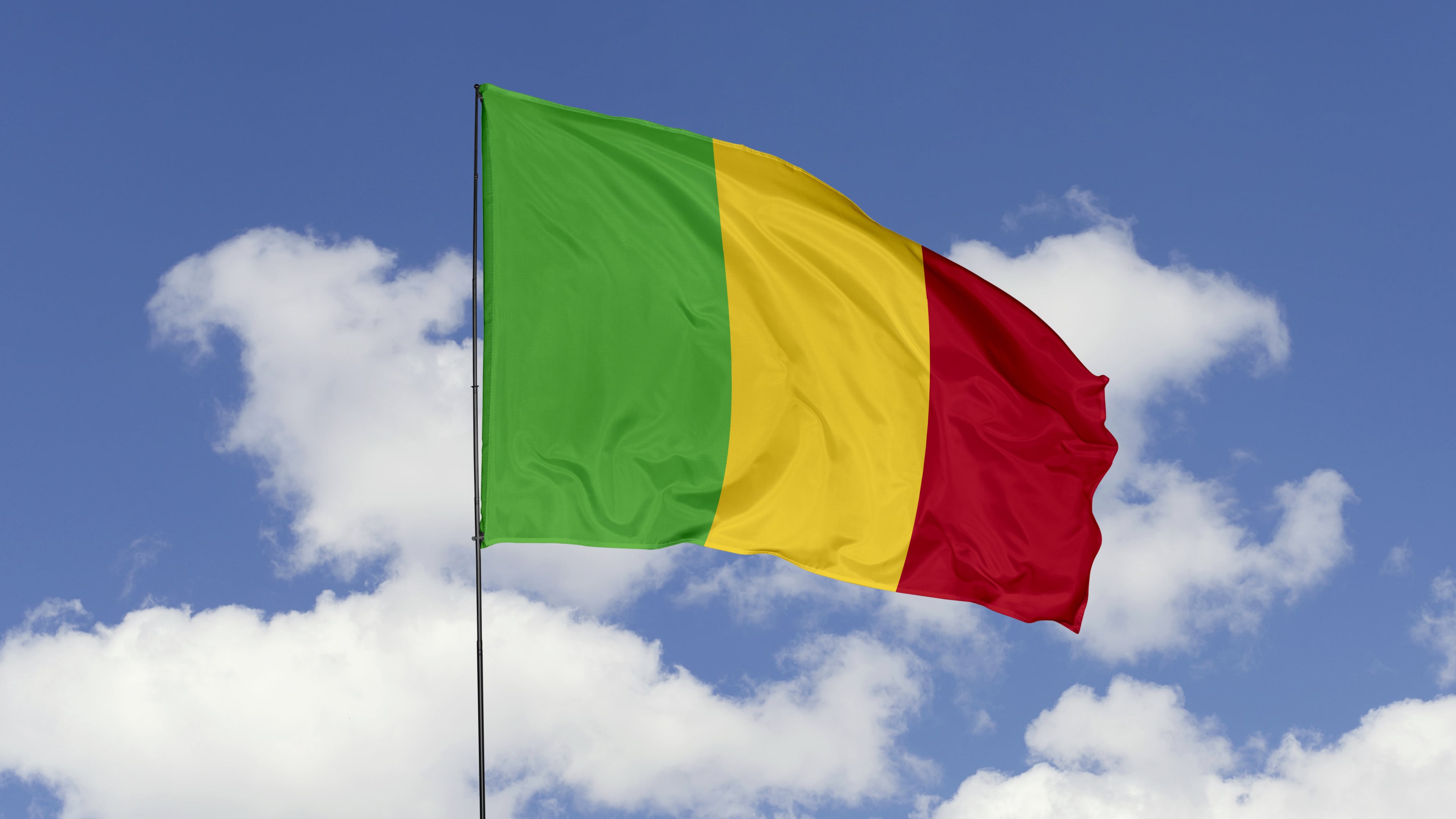 Bandera de Mali. Foto: Getty Images.