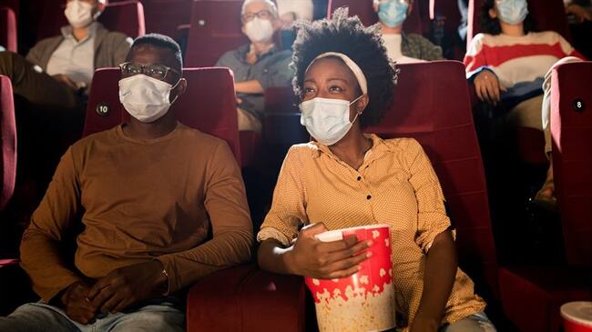 Reapertura de los cines en el país. Foto: Getty Images