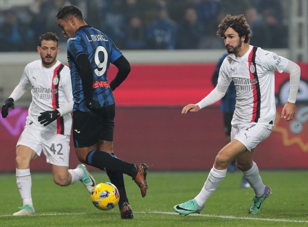 Luis Fernando Muriel ante el AC Milan. (Photo by Emilio Andreoli/Getty Images)