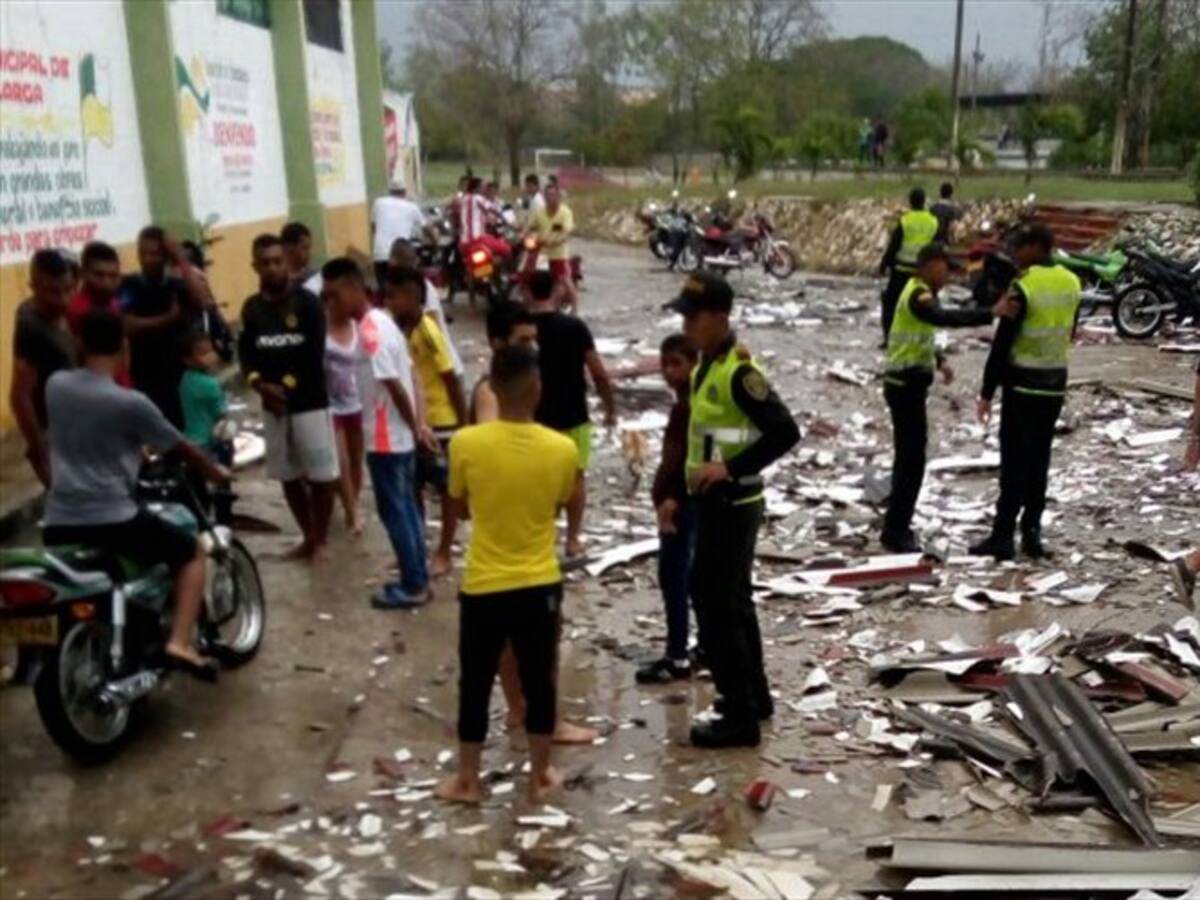 Nueve municipios del Atlántico resultaron afectados por vendaval