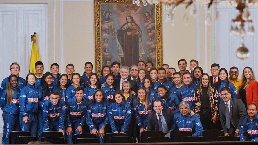“Queremos que el patinaje sea un deporte olímpico”: Duque. Foto: Presidencia