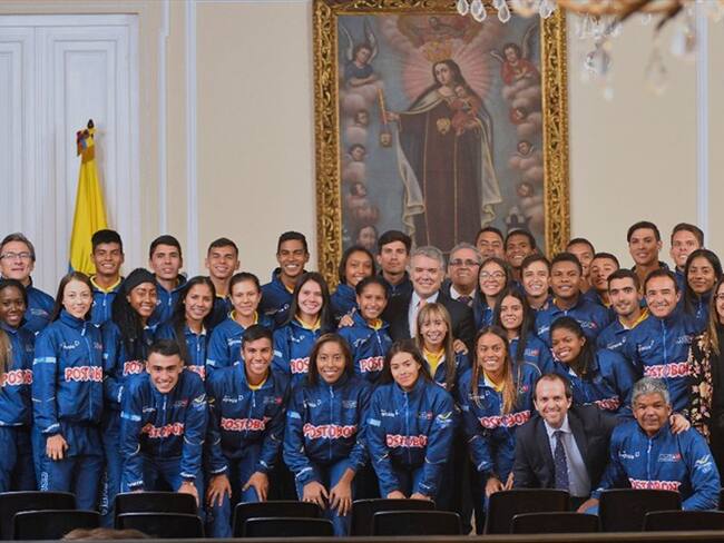 “Queremos que el patinaje sea un deporte olímpico”: Duque. Foto: Presidencia
