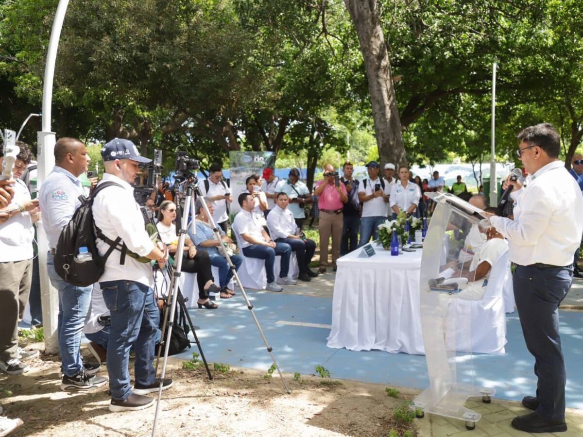 Entregado el Parque Lineal Ambiental Río Manzanares, en Santa Marta