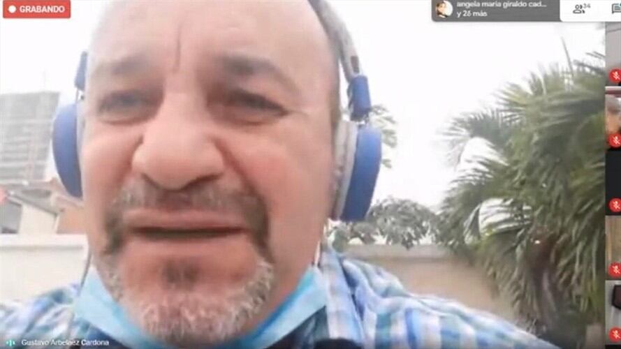 Gustavo Arbeláez, exintegrante de las Farc. Foto: Cortesía Rafael Aristizábal