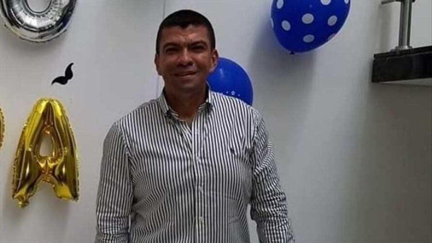 Harold Humberto Bermúdez Ayala, secuestrado en Santander de Quilichao . Foto: Cortesía Sucesos Cauca