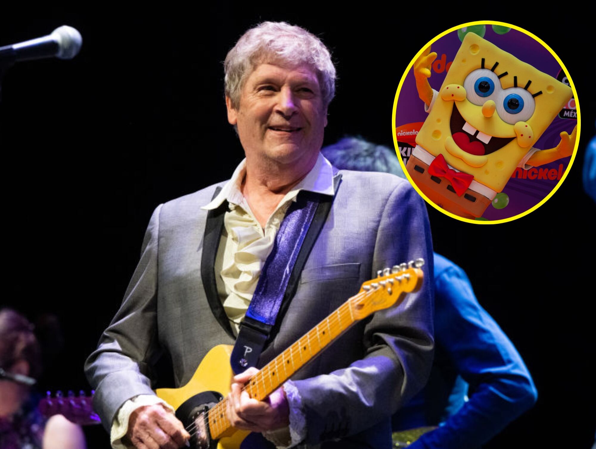 Andy Paley. I Foto: Scott Dudelson/Getty Images. Bobo Esponja. I Foto: Pedro Mera/Getty Images.