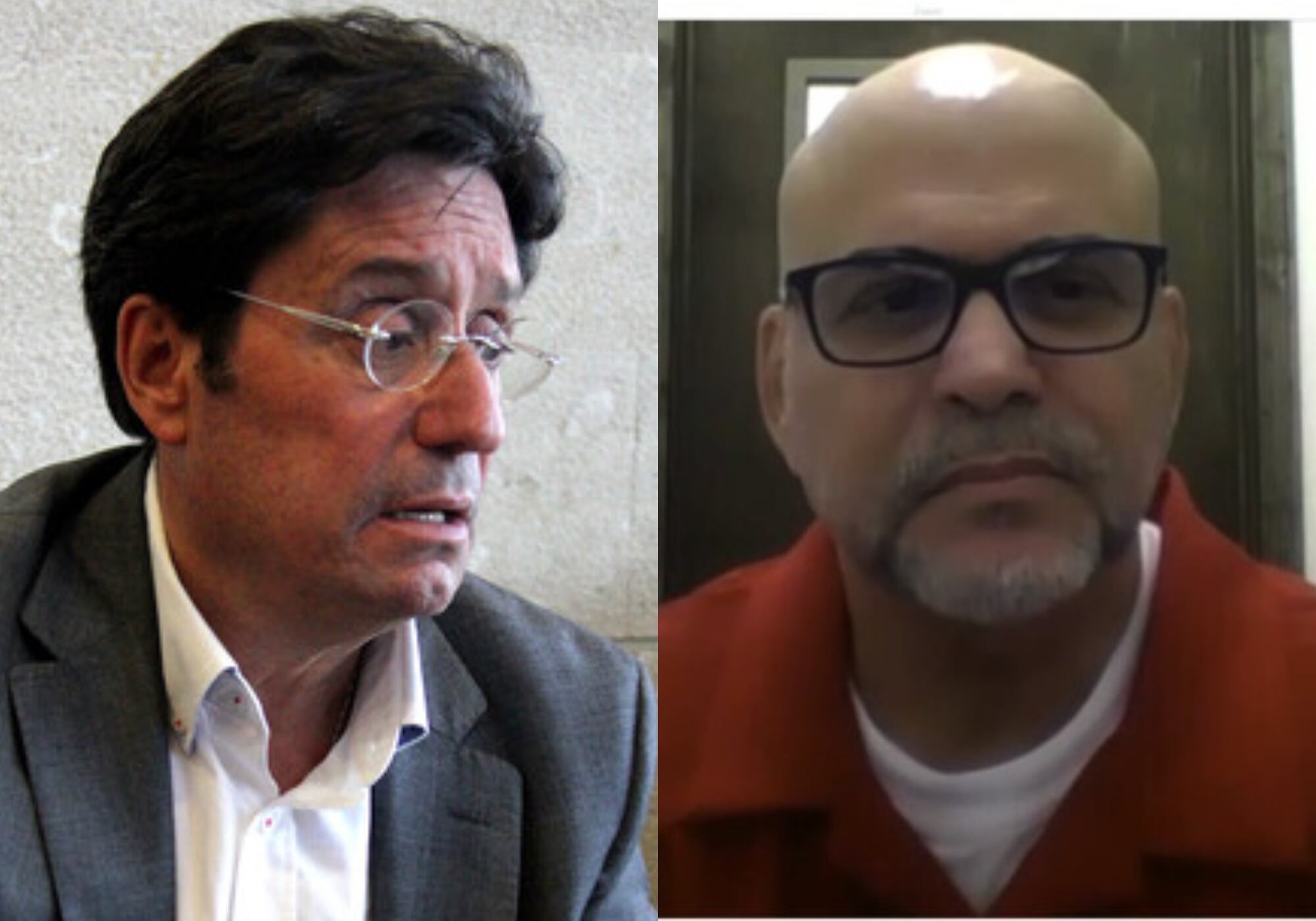 Francisco Santos y Salvatore Mancuso. Foto: José Herchel Ruiz/Colprensa.