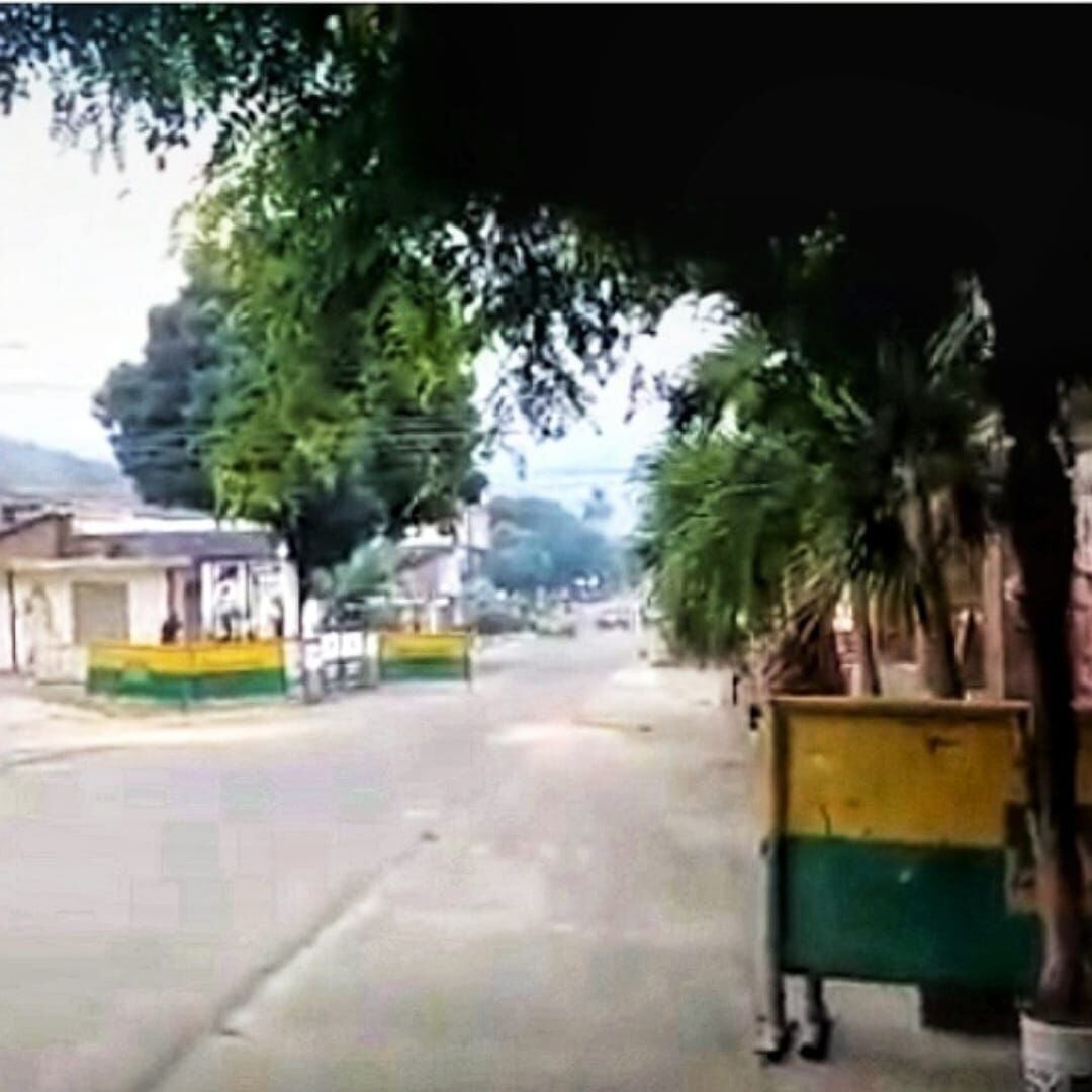 Los hechos se registraron cerca a la Estación de Policía de Miranda, Cauca. Crédito: Cortesía. 