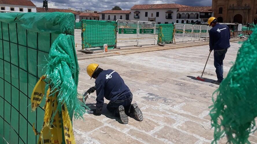 Plaza de Bolívar de Tunja. Foto: La Wcon Julio Sánchez Cristo
