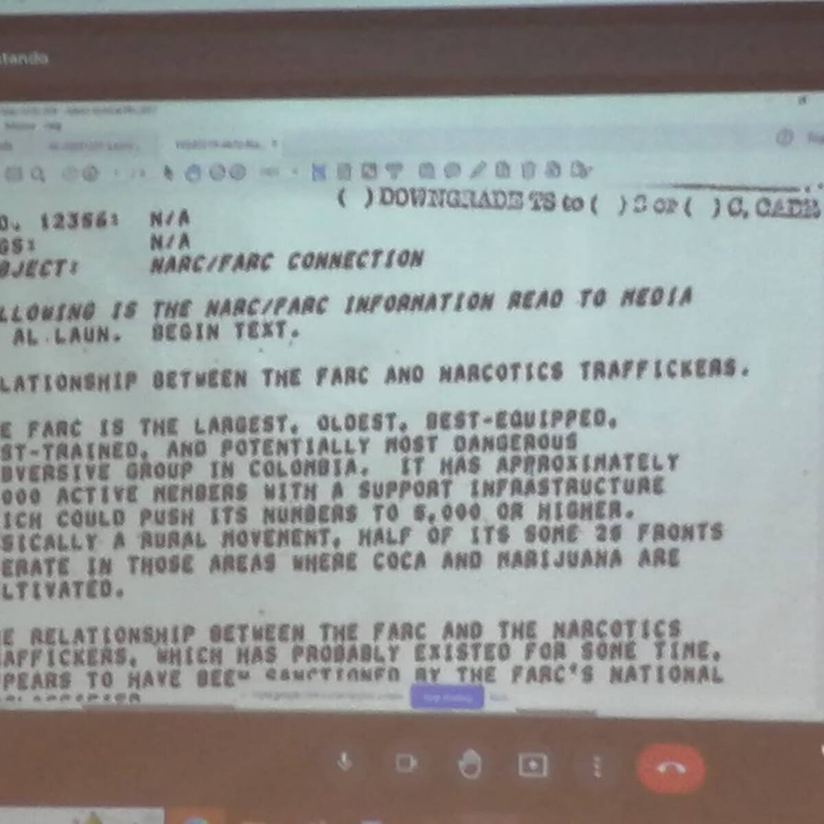 Comisión de la Verdad revela 15.000 documentos desclasificados de EE.UU.