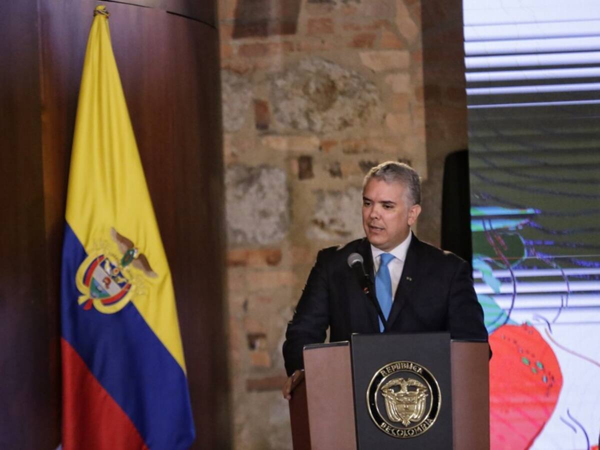 El presidente Iván Duque asiste a la ceremonia de transmisión del mando presidencial en Costa Rica
