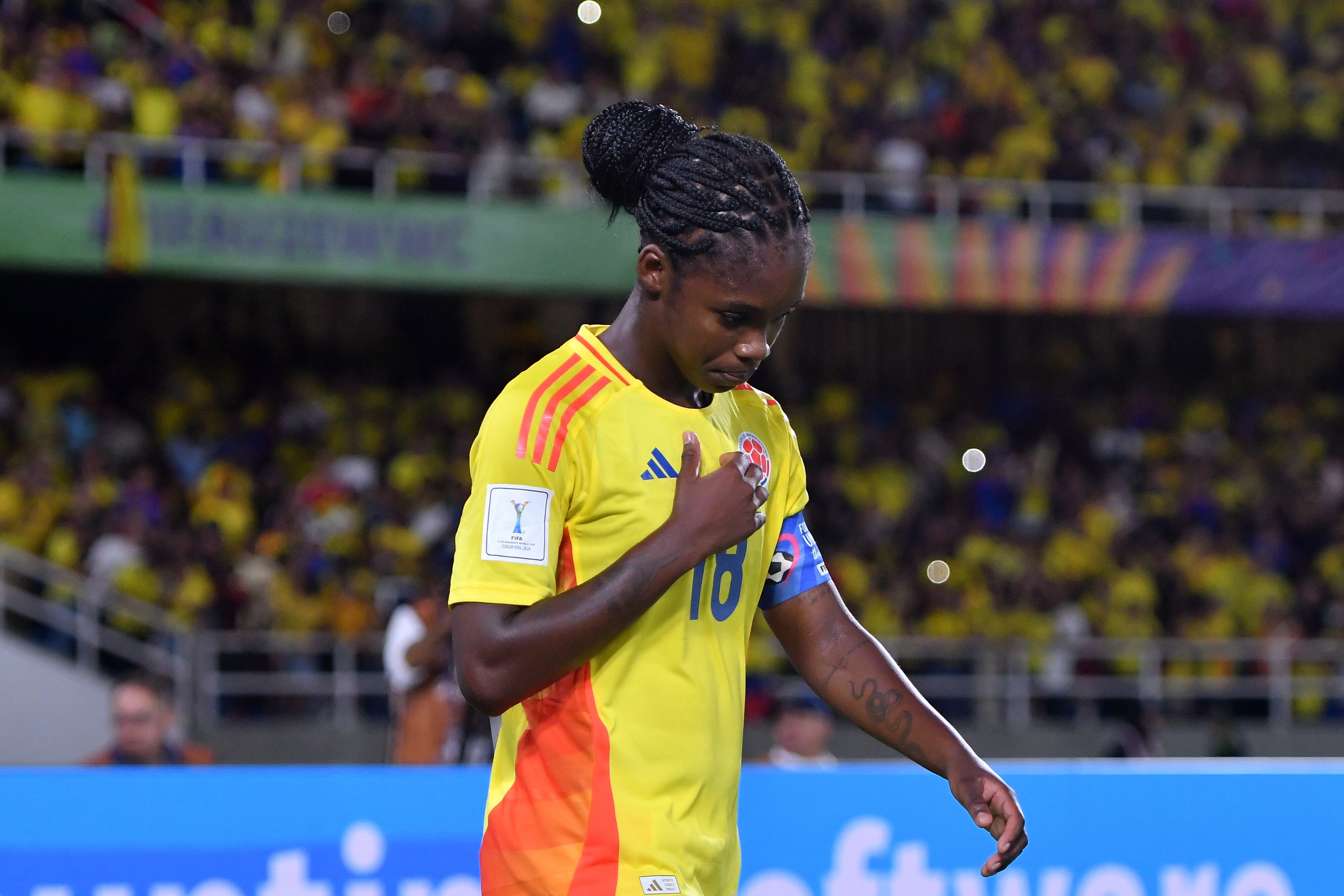 Linda Caicedo con la Selección Colombia.  (Photo by Gabriel Aponte - FIFA/FIFA via Getty Images)