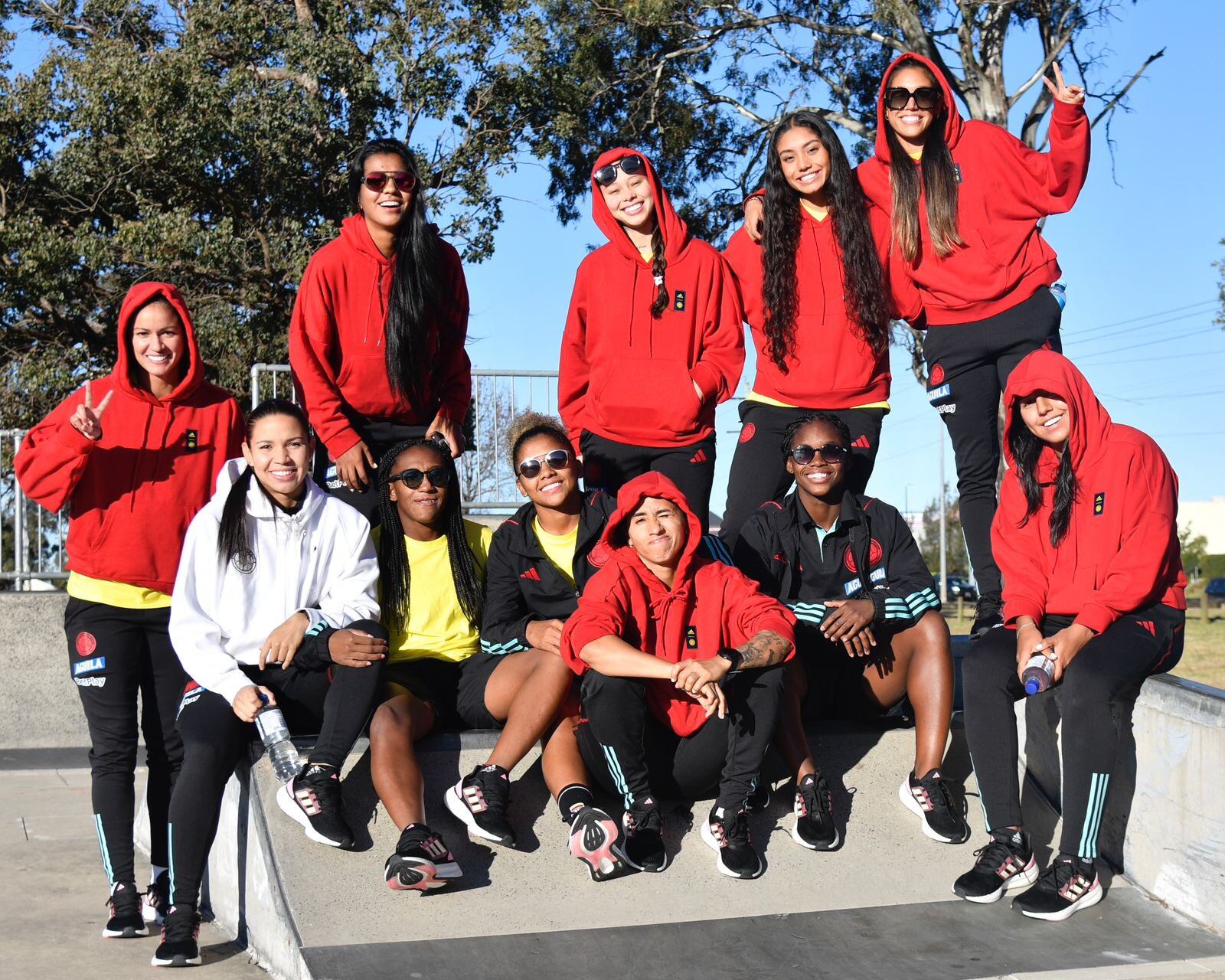 La Selección Colombia ya está completa en Australia para disputar el mundial femenino. Foto: Twitter @FCFSeleccionCol