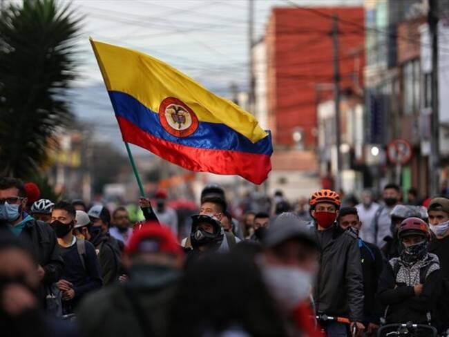 ¿Qué implicaciones tiene hacer un llamado a paro en este momento? #HacerParoEs. Foto: Colprensa / ÁLVARO TAVERA