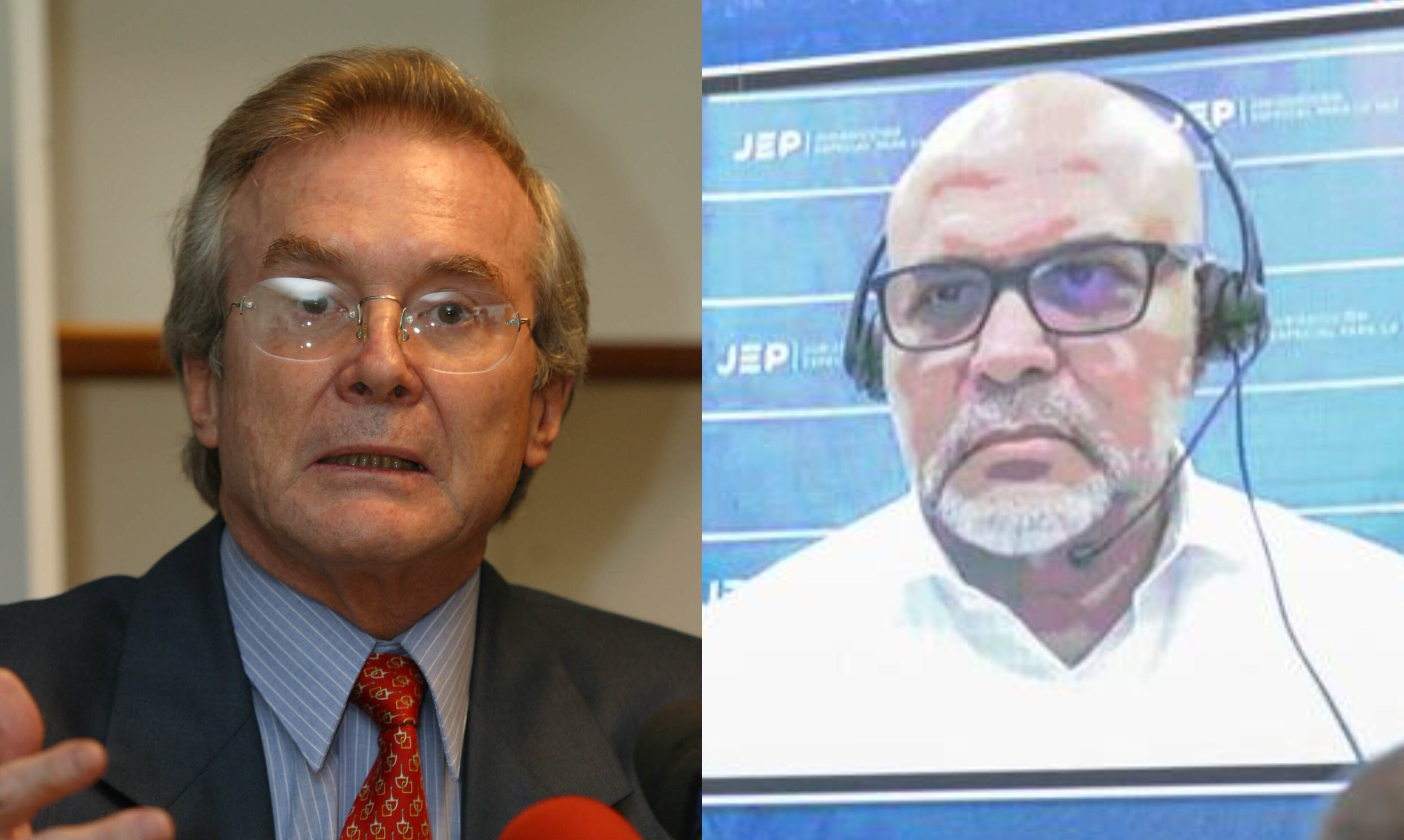 Pedro Juan Moreno y Salvatore Mancuso. Fotos Colprensa.