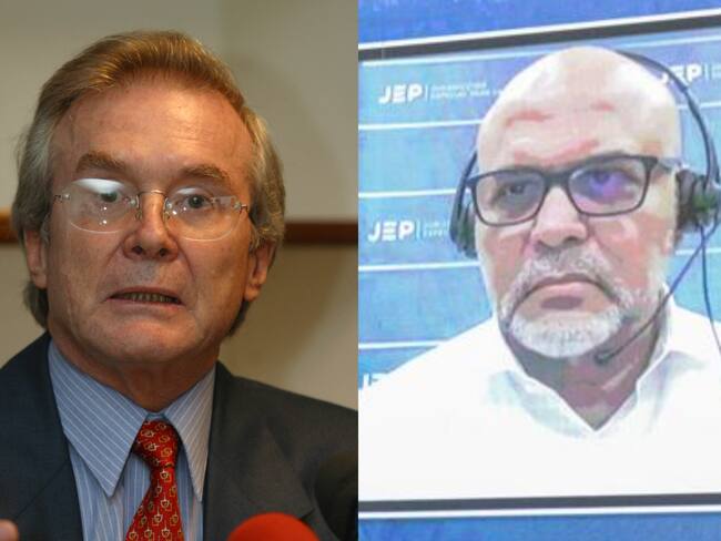 Pedro Juan Moreno y Salvatore Mancuso. Fotos Colprensa.