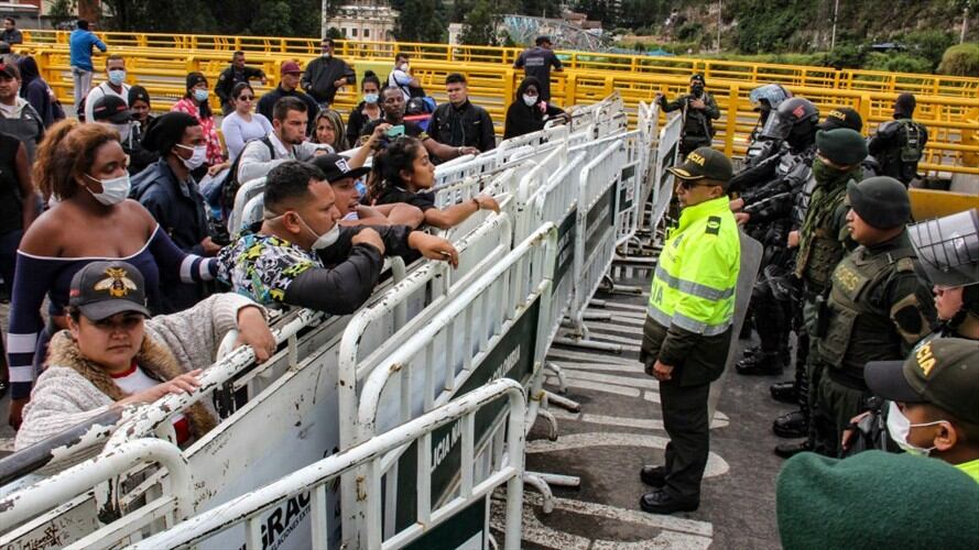 Evalúan posible reapertura de la frontera entre Colombia y Ecuador. Foto: Getty Images