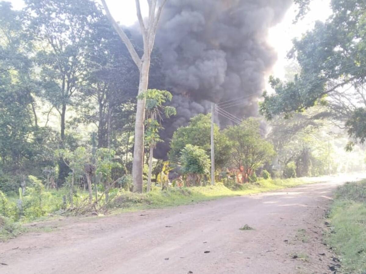 Nuevo atentando contra el Oleoducto Caño Limón Coveñas en Saravena, Arauca