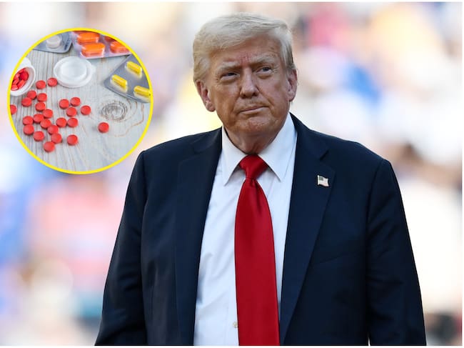 Donald Trump impondrá aranceles del 100% a los medicamentos importados. Foto: Getty Images.