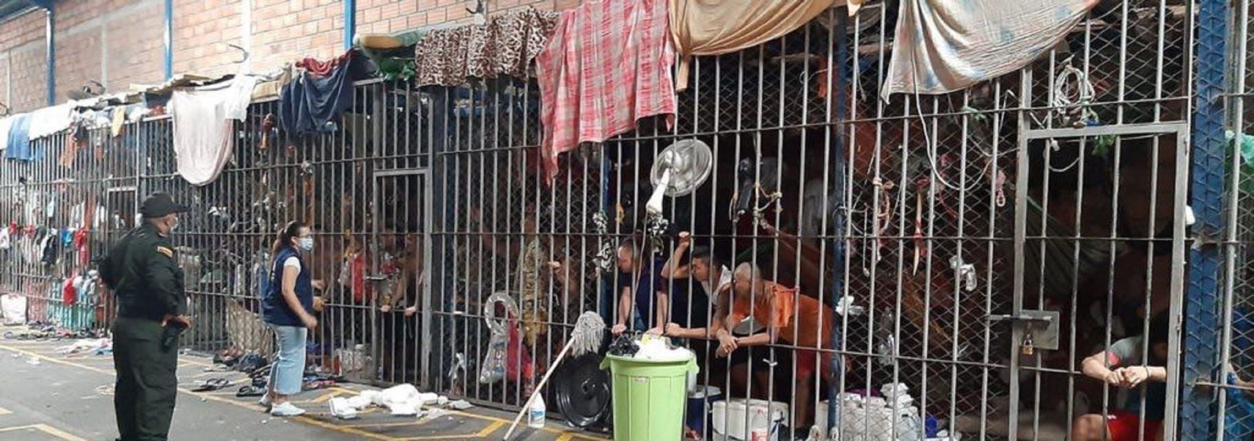 Así es el grave hacinamiento en los centros transitorios de reclusión en Córdoba. Foto: Defensoría del Pueblo.