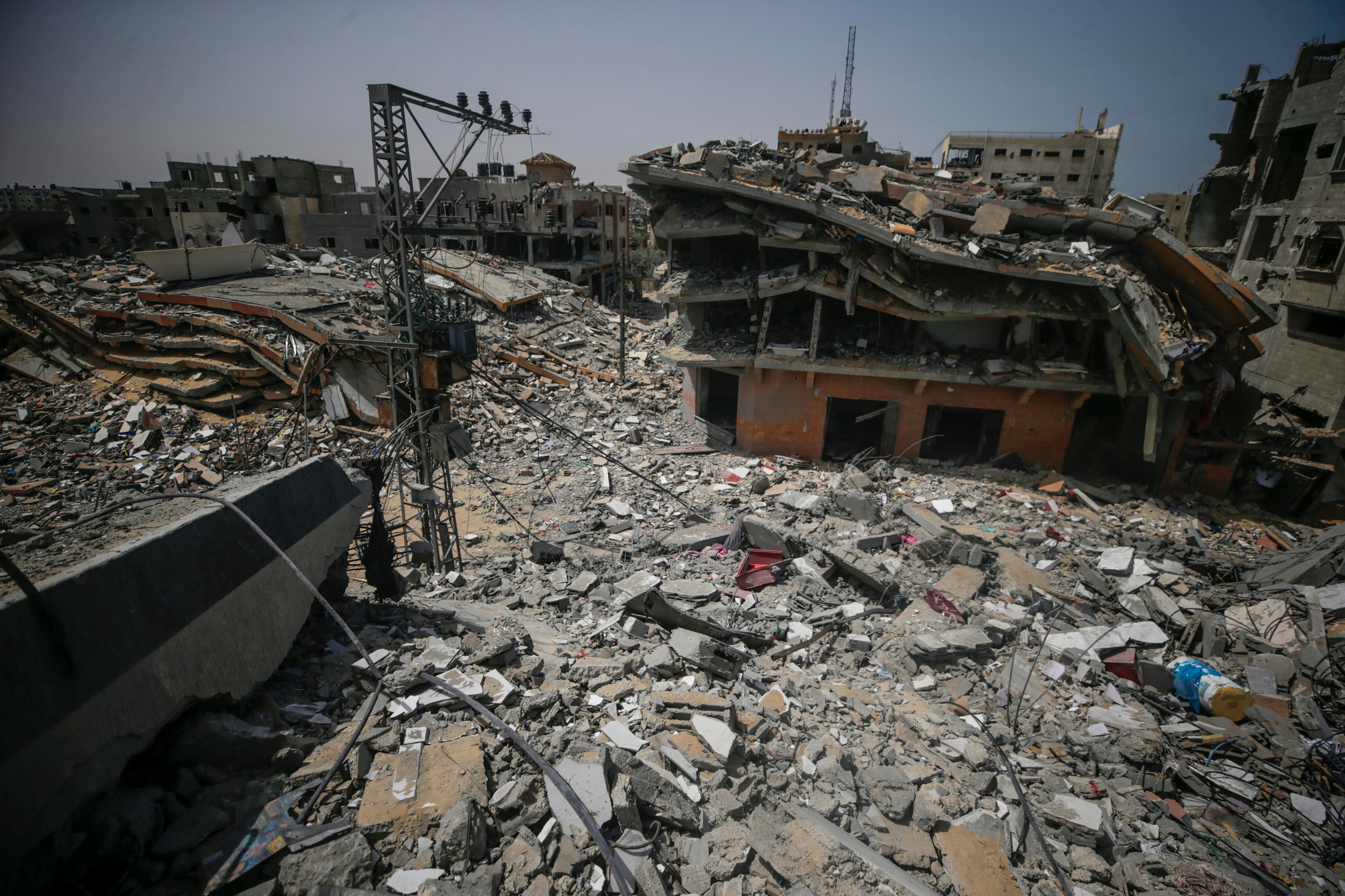 Conflicto Israel y Gaza. Foto: EFE/EPA/MOHAMMED SABER