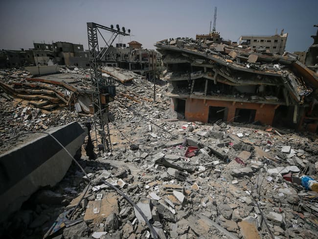 Conflicto Israel y Gaza. Foto: EFE/EPA/MOHAMMED SABER