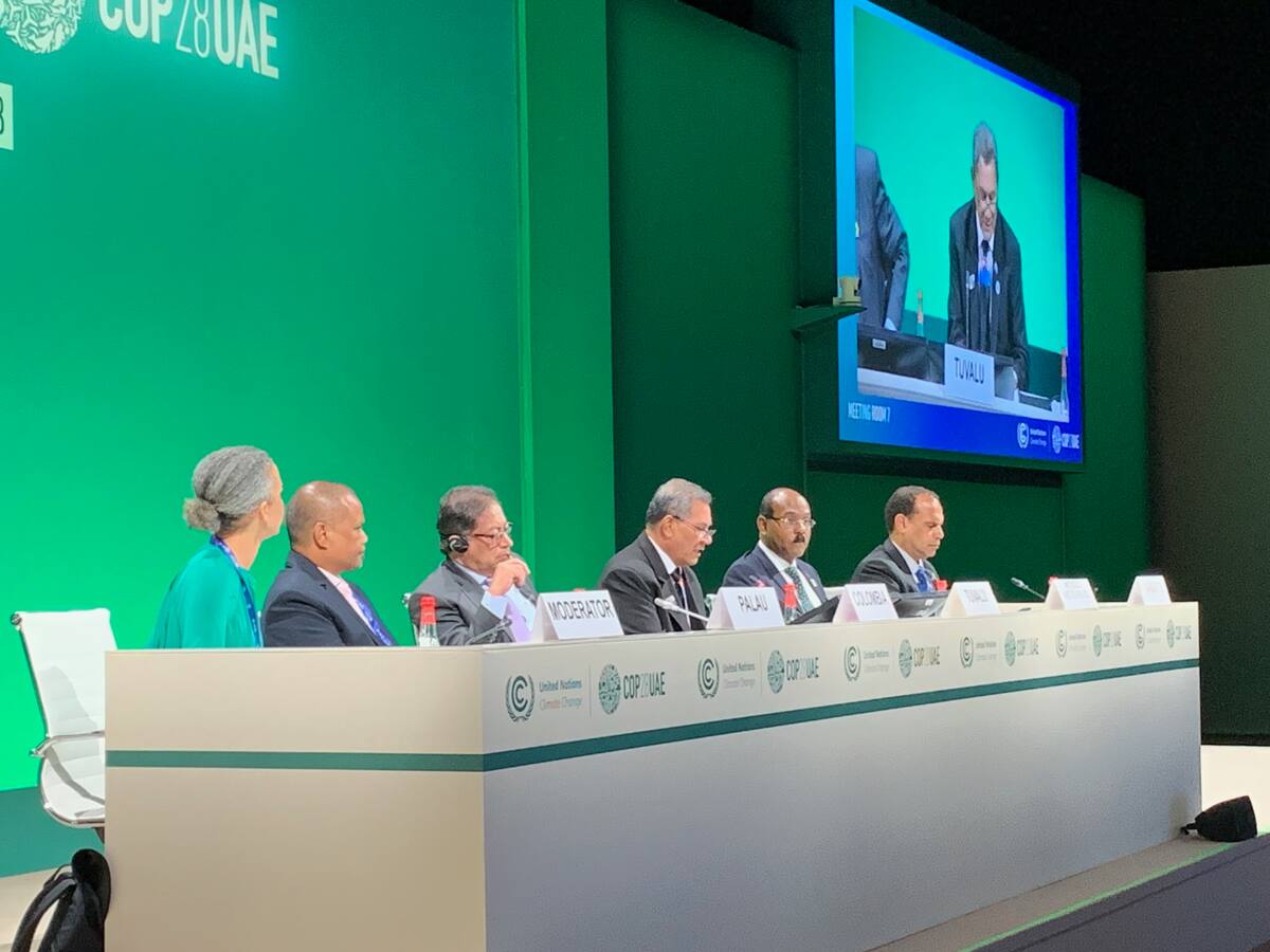 Colombia se une al Tratado de No Proliferación de los Combustibles Fósiles en la COP28