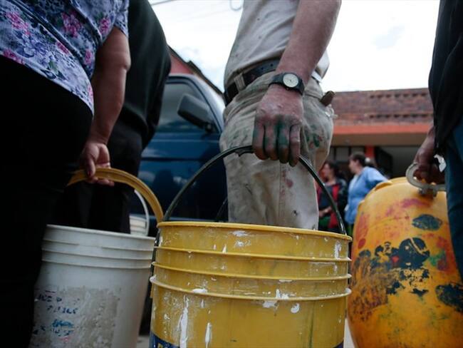 Cortes de agua. Foto: Colprensa