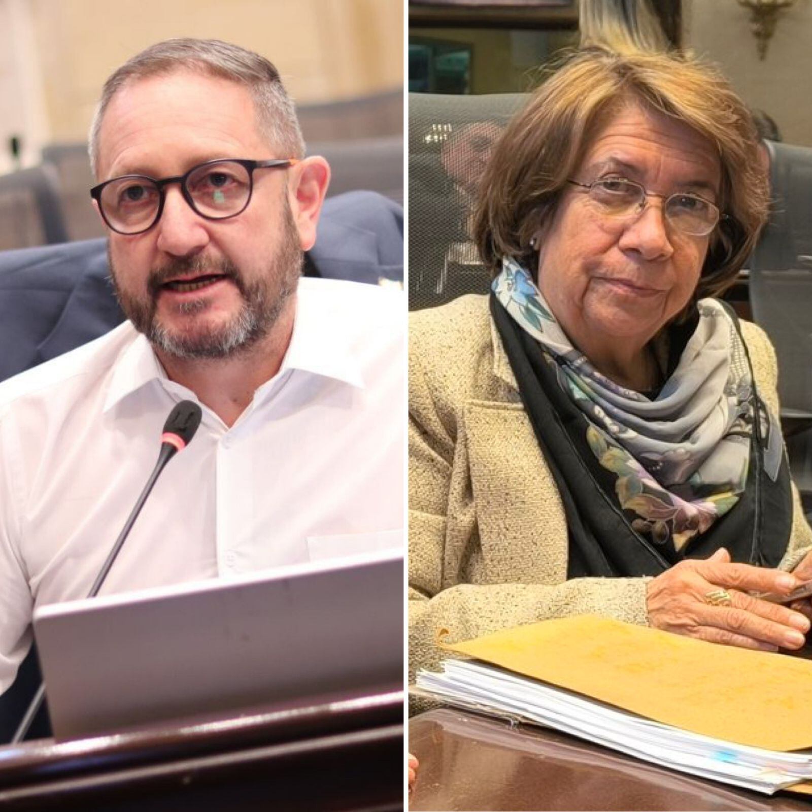 Pedro Suárez Vacca y Aída Avella son los únicos congresistas, de los nueve de Boyacá, que apoyan la iniciativa. Imagen | Caracol Radio