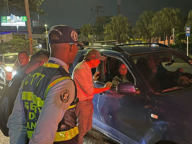 Operativos de tránsito en Cali. Foto. Alcaldía de Cali.