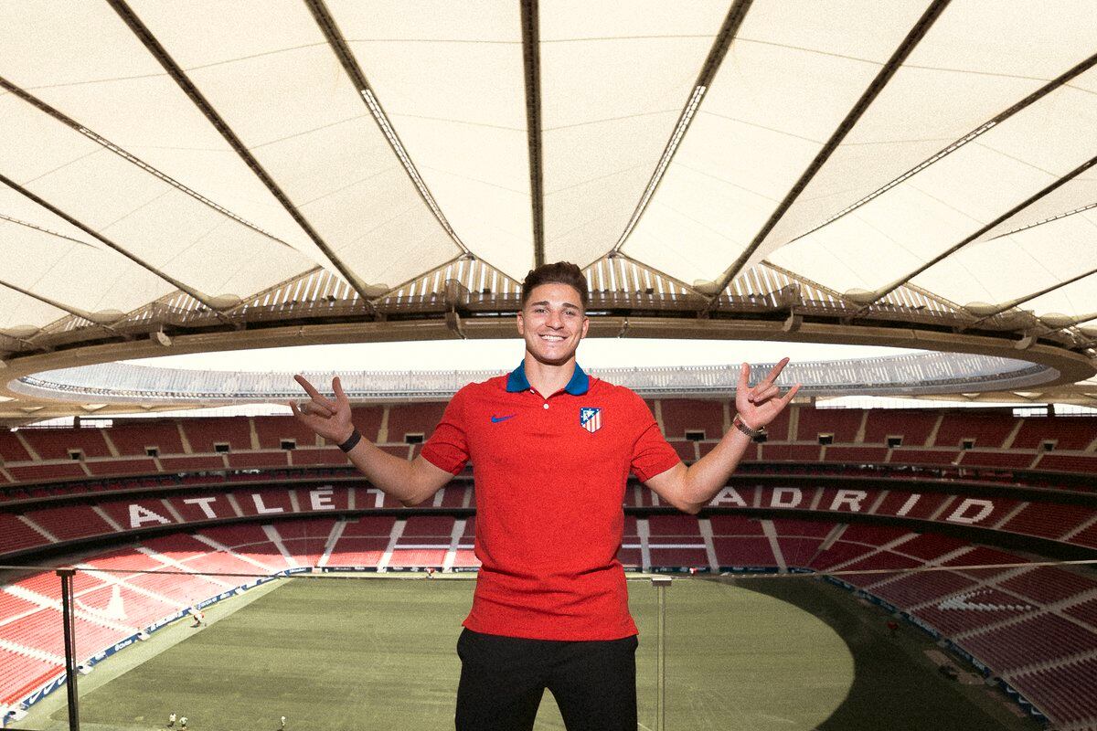 Julián Álvarez. Foto: Twitter Atlético de Madrid.