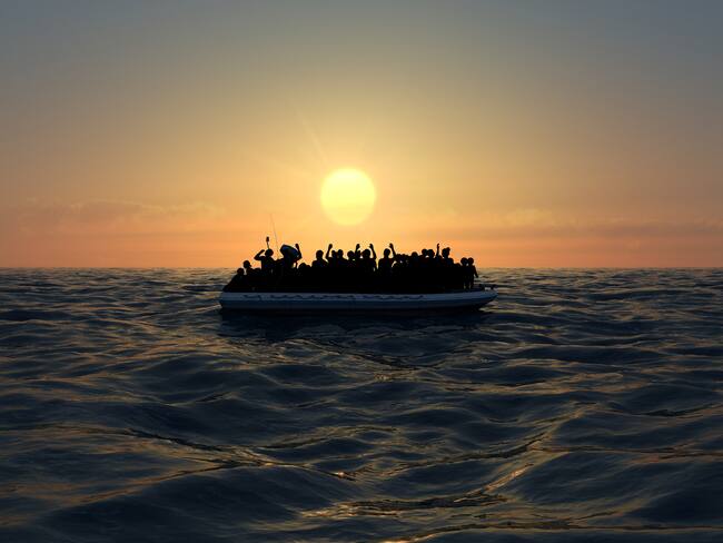 Imagen de referencia embarcación de migrantes. Foto: Getty Images.