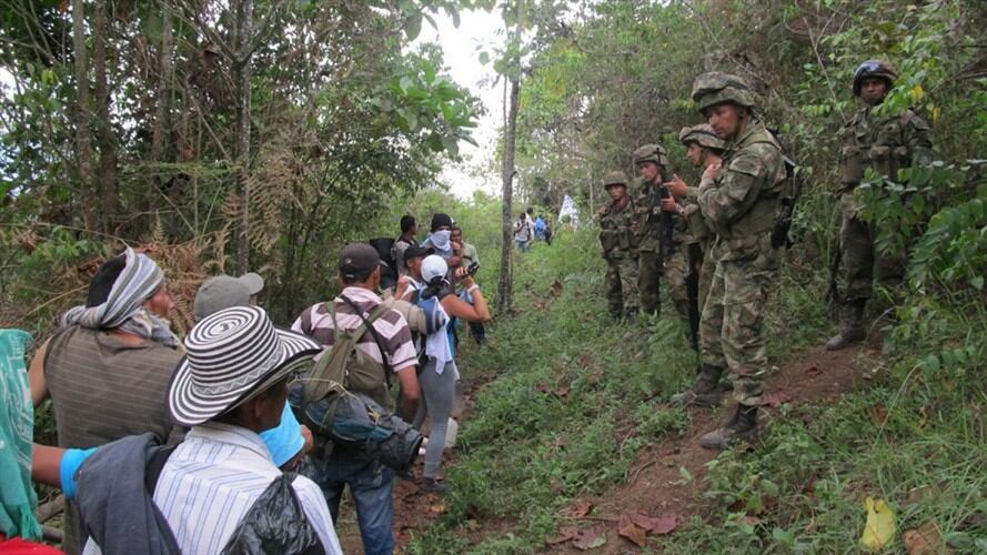 Los habitantes aseguran que el ciudadano no era subversivo y, al contrario, afirman que se trataba de un integrante de una asociación campesina. Foto: Cortesía Unicauca Estéreo