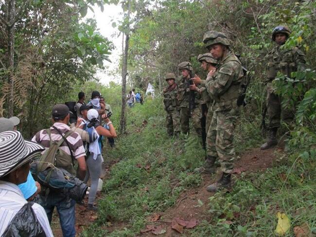 Los habitantes aseguran que el ciudadano no era subversivo y, al contrario, afirman que se trataba de un integrante de una asociación campesina. Foto: Cortesía Unicauca Estéreo
