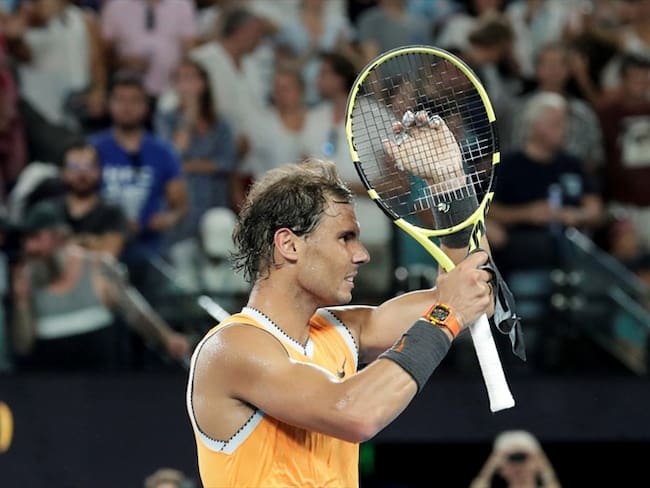 Rafael Nadal, primer finalista del Open de Australia en 2019. Foto: Agencia EFE