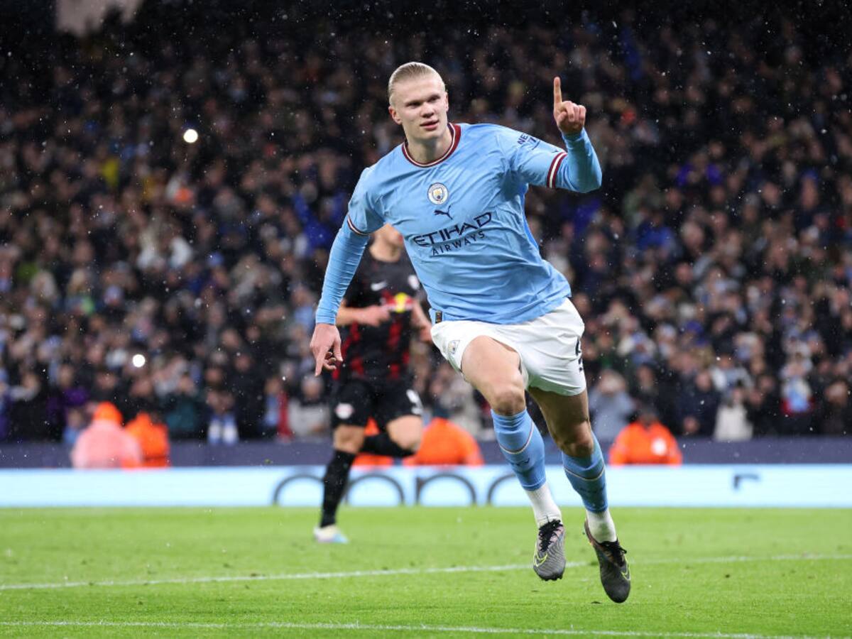 Manchester City aplastante en Champions: venció 7-0 al Leipzig de Alemania