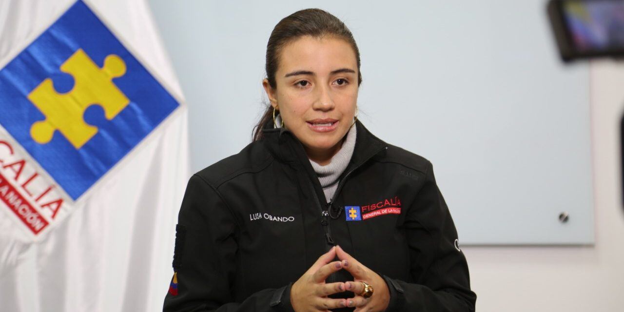 Luisa Fernanda Obando, Delegada para la Seguridad Territorial de la Fiscalía. Foto Fiscalía