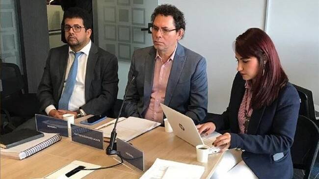 Pastor Alape responde ante la JEP por los secuestros. Foto: Twitter @AlapePastorFarc