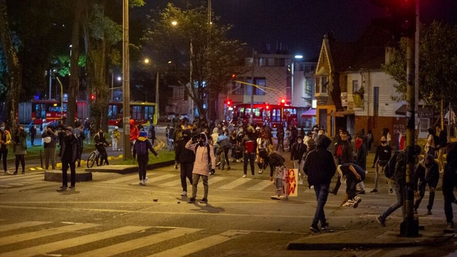 El Tribunal Administrativo de Cundinamarca señaló que es necesario un protocolo ‘exprés’ que garantice el respeto y control en las protestas del próximo 21 de octubre. Foto: Getty Images / SEBASTIÁN BARROS