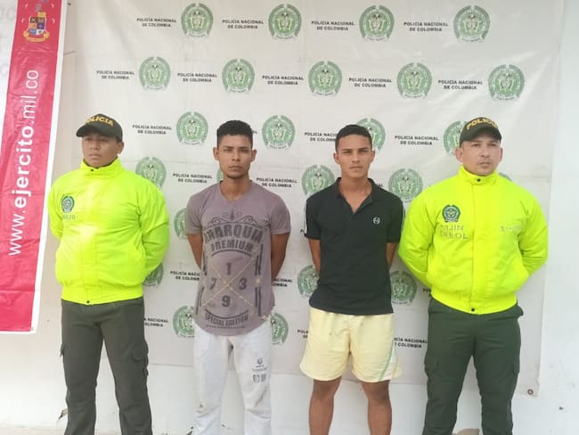 Tiovanis Segundo Ospino Arrieta alias "cole o marco" y Alfredo Enrique Sampayo Ortega, alias "alfredito"