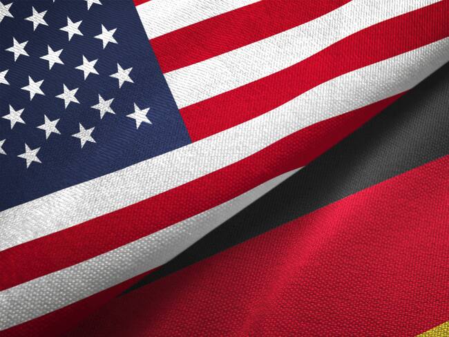 Banderas de Estados Unidos y Alemania imagen de referencia. Foto: Getty Images.